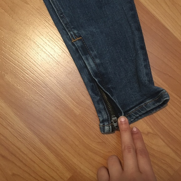 rag and bone distressed zipper capri jeans 25 - Picture 4 of 10